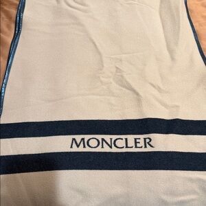 Moncler Tan and Black Throw